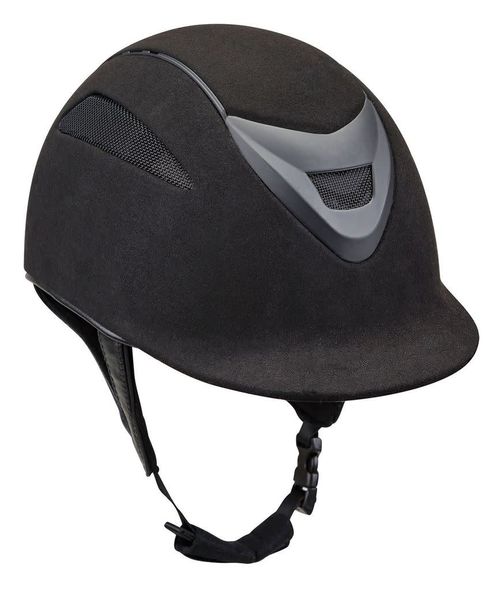 TuffRider Ventek Microtouch Helmet - Black