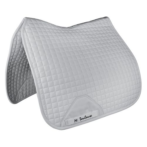 M. Toulouse Superior Dressage Wither Relief Saddle Pad - White