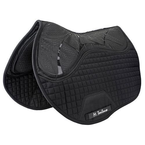 M. Toulouse Superior AP No-Slip Comfort Flo Saddle Pad - Black