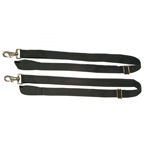 Weatherbeeta Replacement Elastic 1 Snap Leg Strap Pair - Black