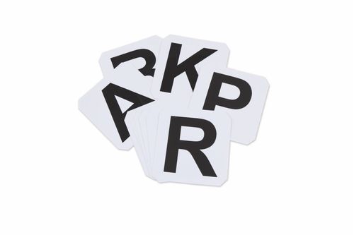 Shires ARMA Adhesive Letters - White