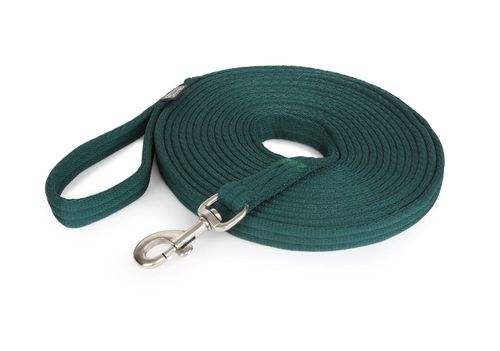 Shires Soft Feel 26ft Lunge Line - Forest