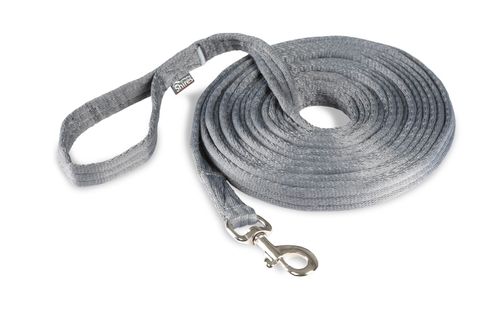 Shires Soft Feel 26ft Lunge Line - Grey