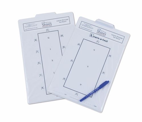 Shires Learner Dressage Test Board - White