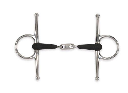 Shires Equikind+ Peanut Link Full Cheek - Stainless Steel