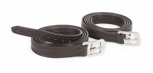 Shires Easy Care Non Stretch Stirrup Leathers - Havana