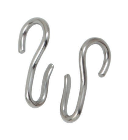 Shires Curb Hooks - Stainless Steel