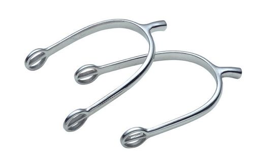 Shires 1" Neck Prince of Wales Spurs - Stainless Steel