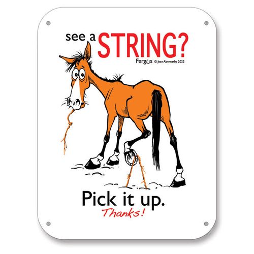 Kelley and Company Fergus Barn Sign - Pick Up Strings