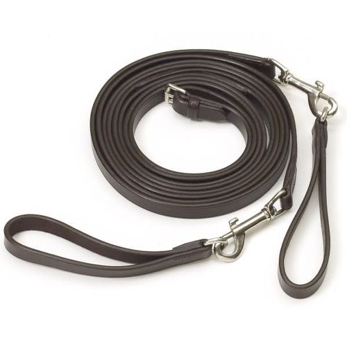 Camelot Leather Draw Reins - Brown