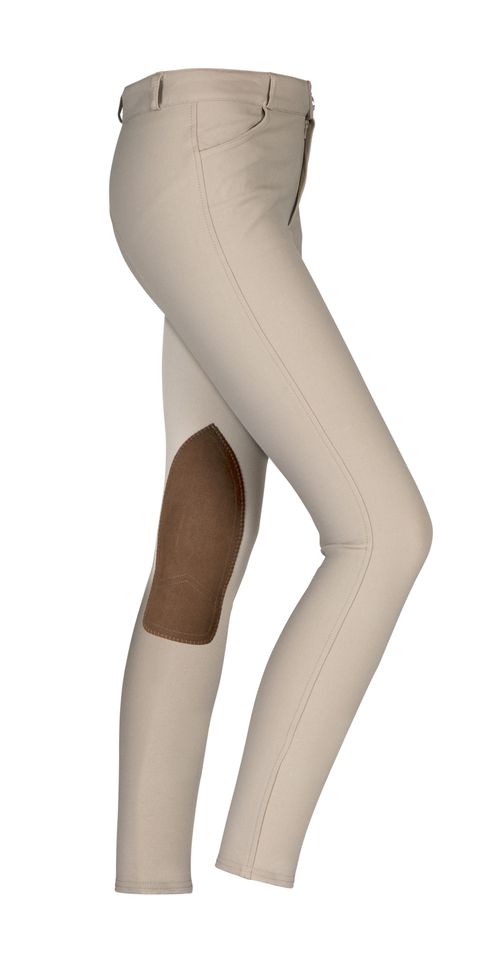 Shires Aubrion Kids' Cheshire Show Jodhpurs - Tan