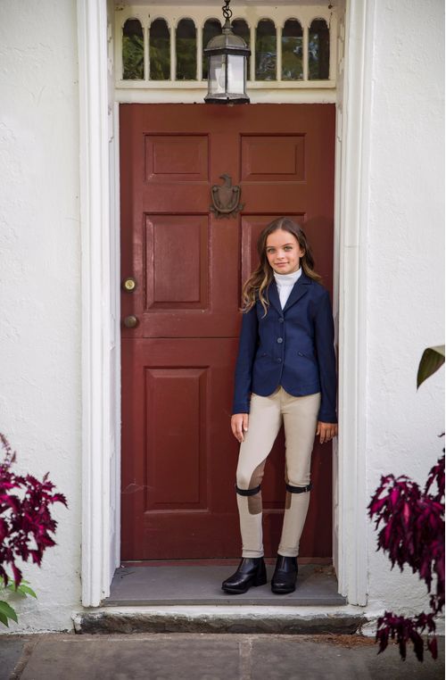 Shires Aubrion Kids' Goldhawk Show Jacket - Navy