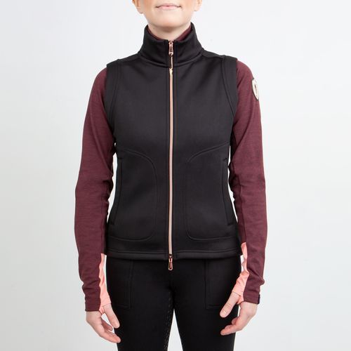 Irideon Women's Fjord Fleece Vest - Black