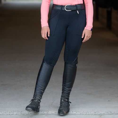 Irideon Women's Fjord Knee Patch Breeches - Black