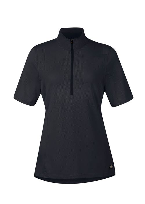 Kerrits Women's Ice Fil Lite Short Sleeve Shirt Solid - Black