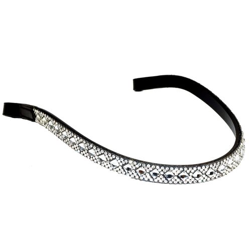 Nunn Finer Valegro Browband - Black/Clear