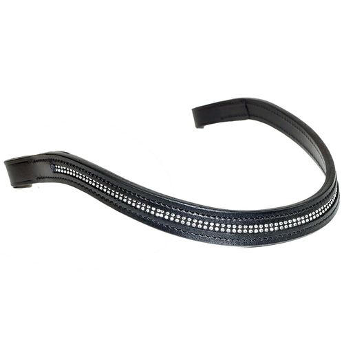 Nunn Finer Alexandra Browband - Black/Clear