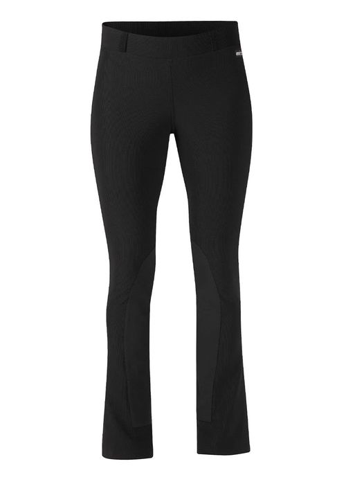 Kerrits Women's Microcord Extended Knee Patch Bootcut Tights - Black