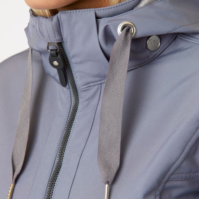 Horze Women's Freya Long Softshell Jacket Steel Grey Horze33154SG