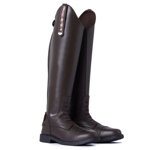 Horze Women's Verona Tall Field Boots - Dark Brown