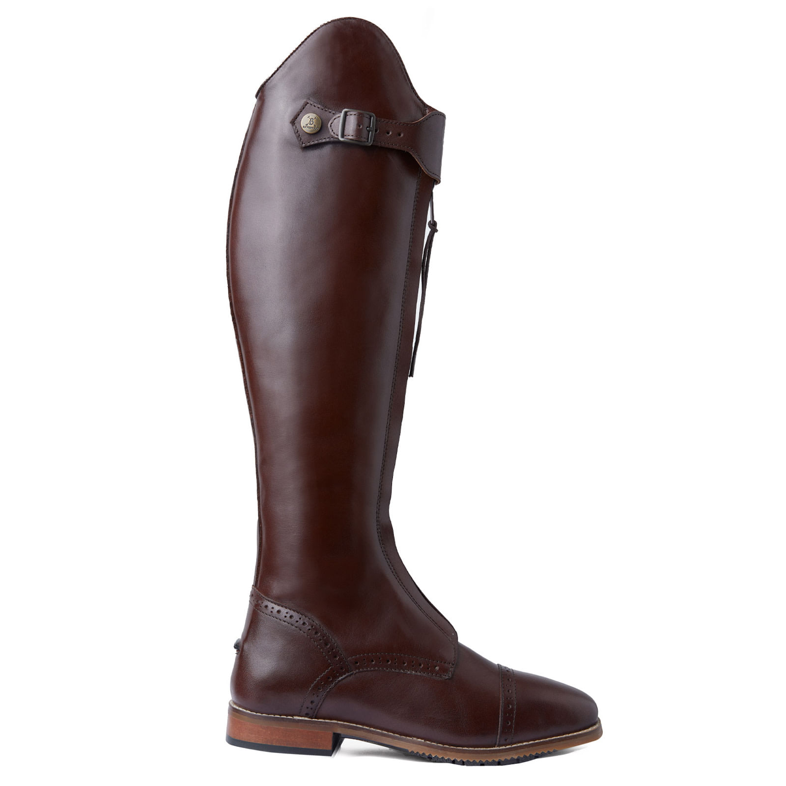 B Vertigo Canopus Front Zip Tall Boots - Dark Brown - Horze-39109-DBR ...