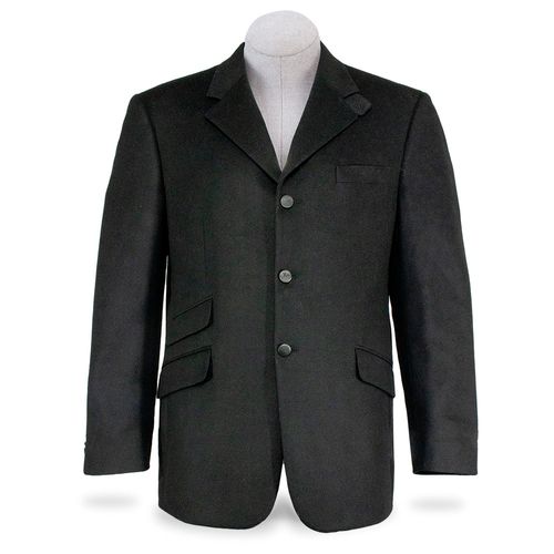RJ Classics Men's Knight Melton Hunt Coat - Black