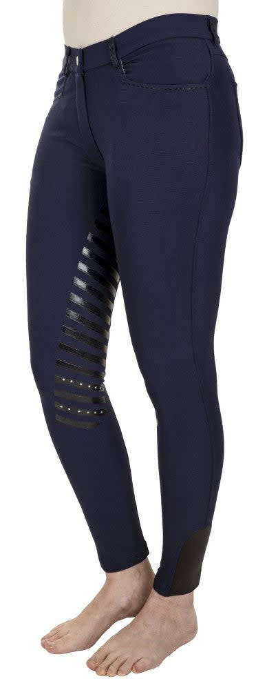 Equine Couture Women's Nora Extended Knee Patch Breeches - Navy