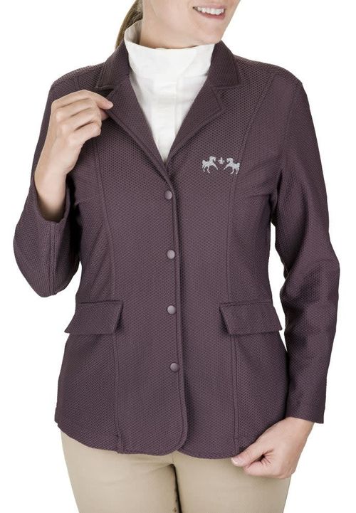 Equine Couture Women's EquiVent Show Coat - Wine Tasting