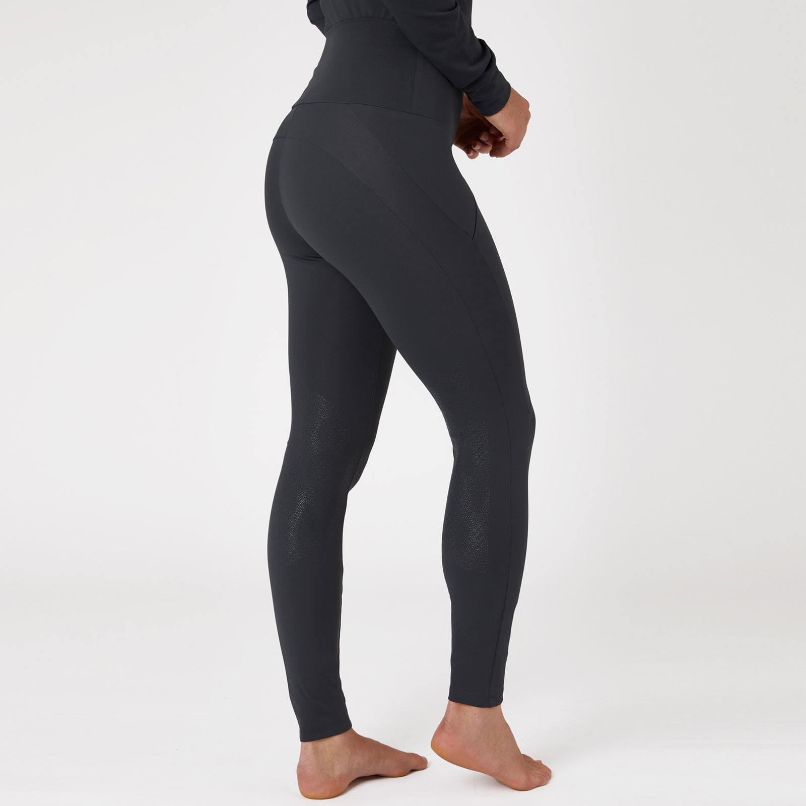 Horze Women's Raquel Knee Patch Tights Dark Navy Horze36741VDB