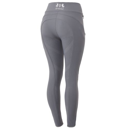 B Vertigo Women's Justine Thermo Silicone Full Seat Breeches - Orion Blue