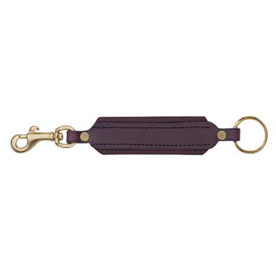 Perri's Padded Leather Key Chain - Havana/Brown