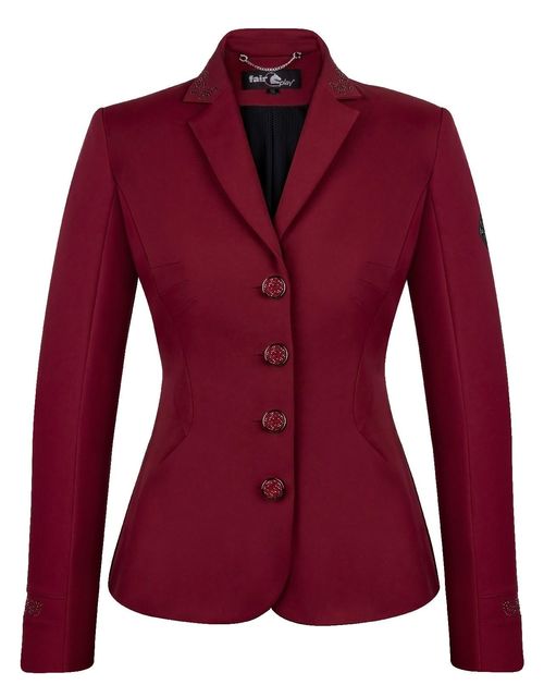 Fair Play Women's Taylor Show Jacket - Burgundy