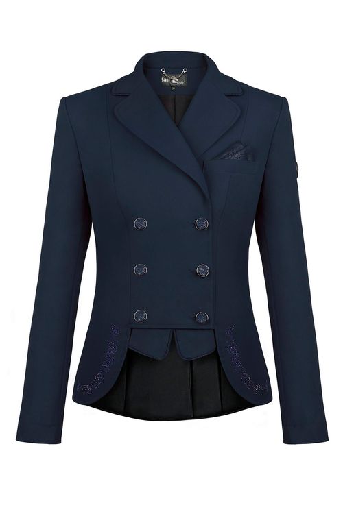 Blue dressage coat shop