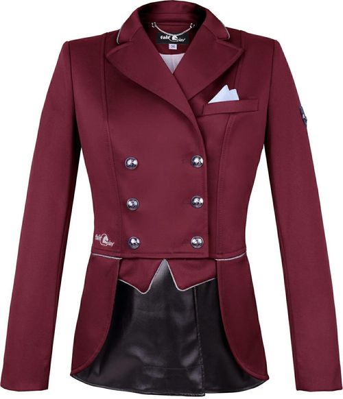 Fair Play Women's Beatrice Short Tail Coat - Burgundy - Fair Play-9812-5555  - Bit of Britain