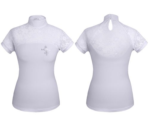 Fair Play Women's Lucia Short Sleeve Competition Shirt - White