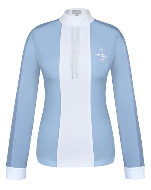 Fair Play Women's Claire Pearl Long Sleeve Competition Shirt - Blue