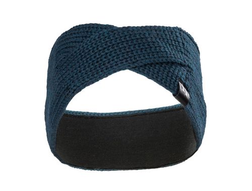 Back on Track Nora Wool Blend Twist Headband - Blue Green