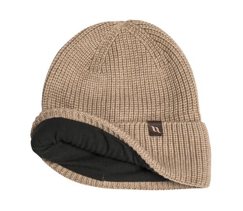 Back on Track Ava Wool Blend Beanie - Light Beige