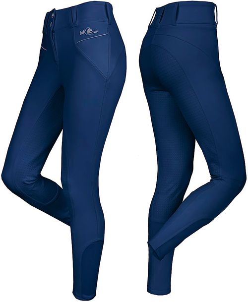 Fair Play Women's Carina Full Seat Breeches - Navy