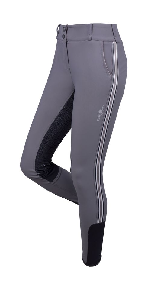 Fair Play Women's Ester Full Seat Breeches - Grey
