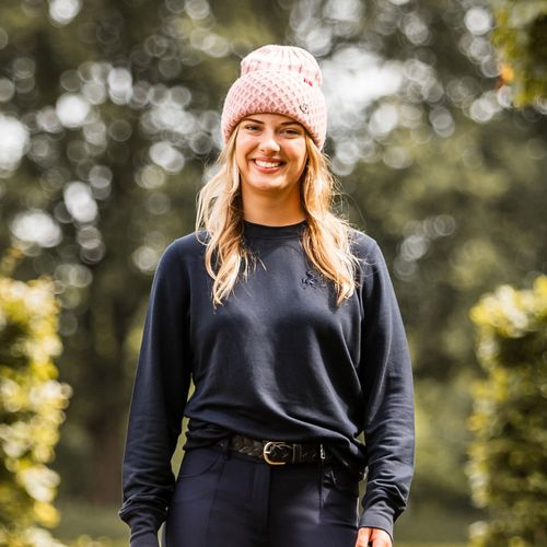 Horze Women's Erica Bamboo Sweatshirt - Dark Navy