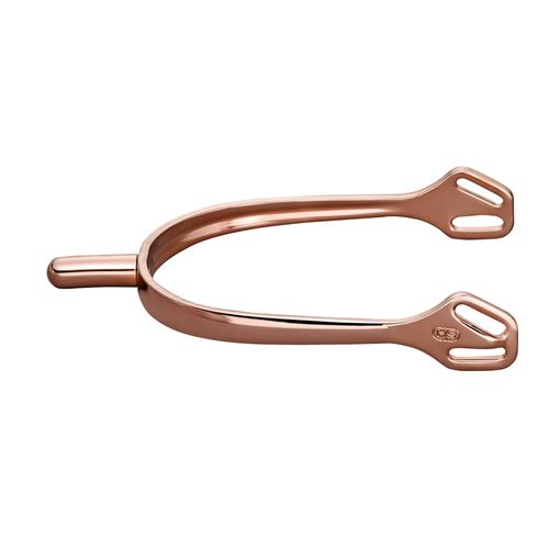 Herm Sprenger 25mm Rounded Neck Ultra Fit Spurs - Stainless Steel/Bronze