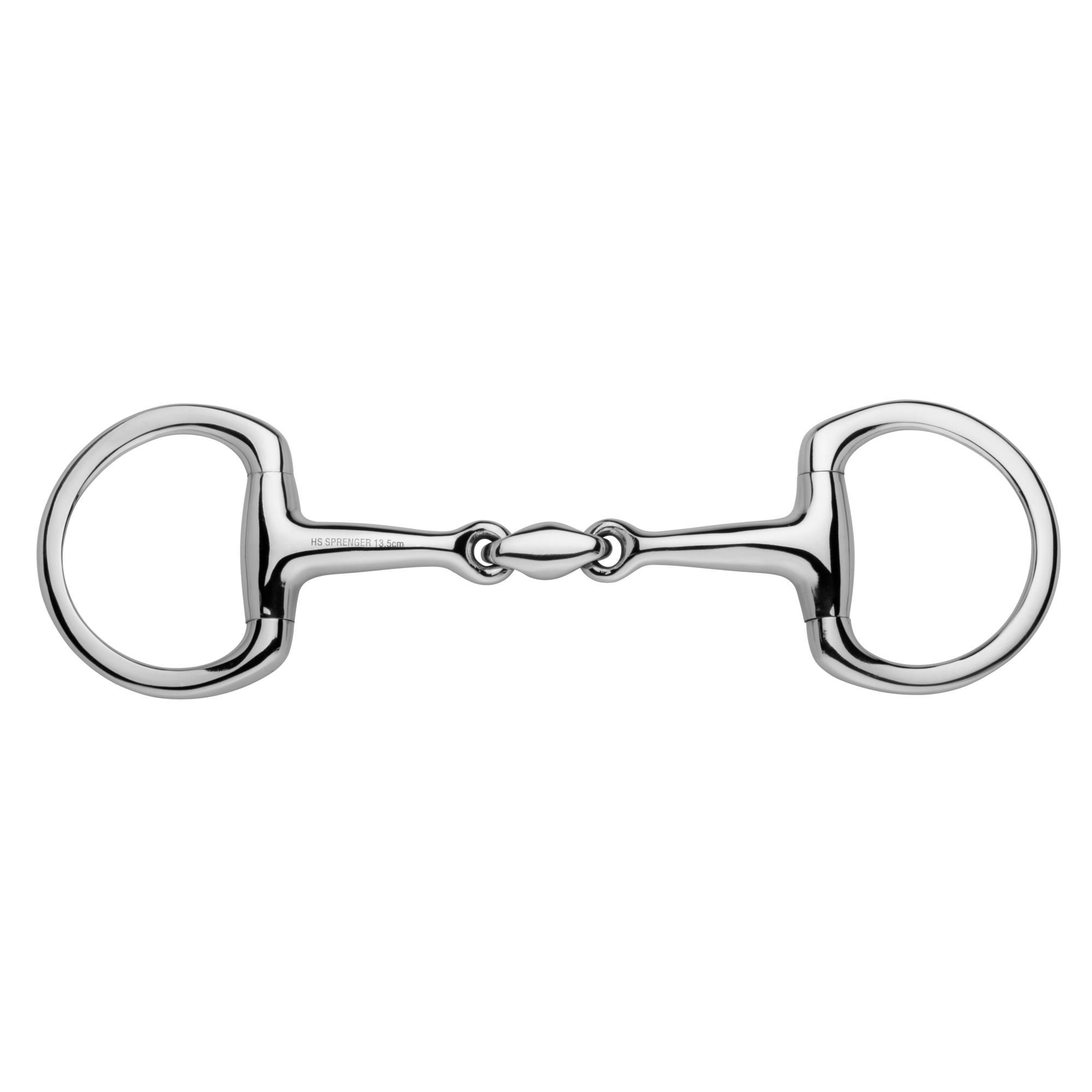 Herm Sprenger Dynamic RS WH Ultra Sensogan Double Jointed Eggbutt Dee Ring Bit - 16mm main image 0