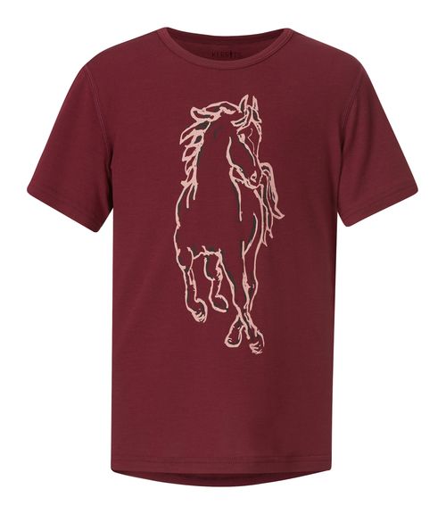 Kerrits Kids' Dancing Horse Tee - Sangria