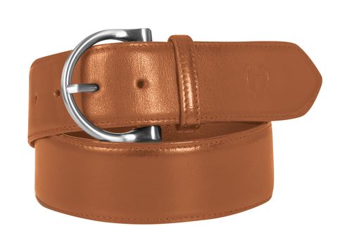 Kerrits Simple D Leather Belt - Cognac