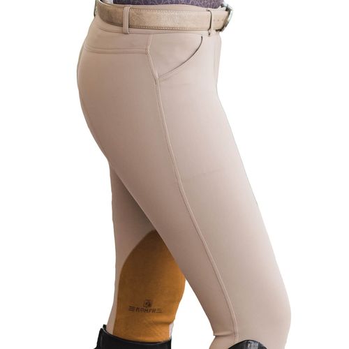 Romfh Women's Willow Knee Patch Euroseat Breeches - Plaza Taupe