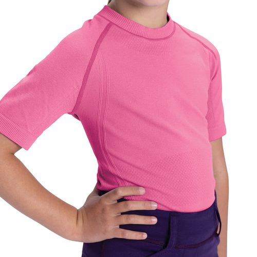 Romfh Kids' Seamless Short Sleeve Shirt - Preppy Pink
