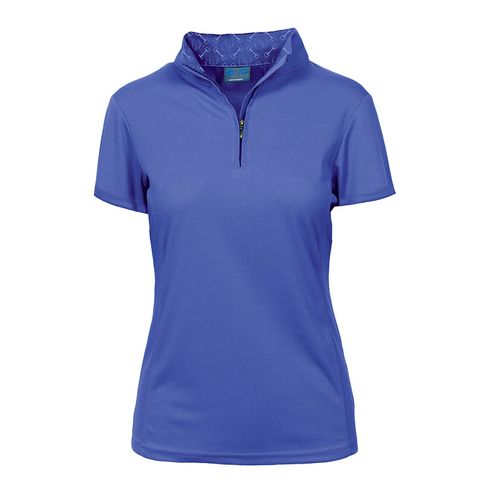 Ovation Women's CoolRider UV Tech Short Sleeve Shirt - Bright Blue