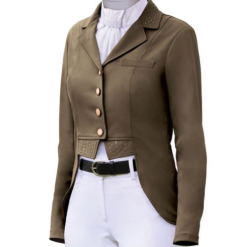 Ovation Women's Elegance Dressage Short Tail Coat - Brown