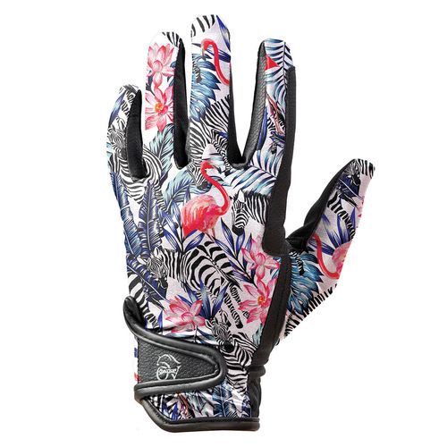 Ovation Cool Rider Gloves - Zebra